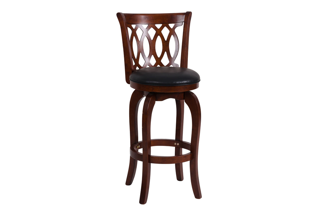 Shapel Dark Cherry Swivel Pub Height Chair - 1133-29S - Bien Home Furniture &amp; Electronics