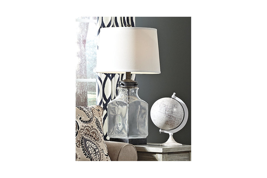 Sharolyn Transparent/Silver Finish Table Lamp - L430144 - Bien Home Furniture &amp; Electronics