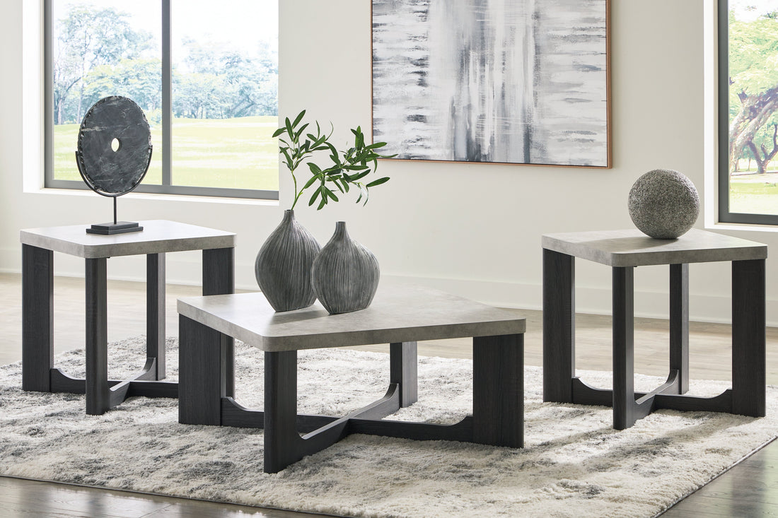 Sharstorm Two-tone Gray Table (Set of 3) - T251-13 - Bien Home Furniture &amp; Electronics