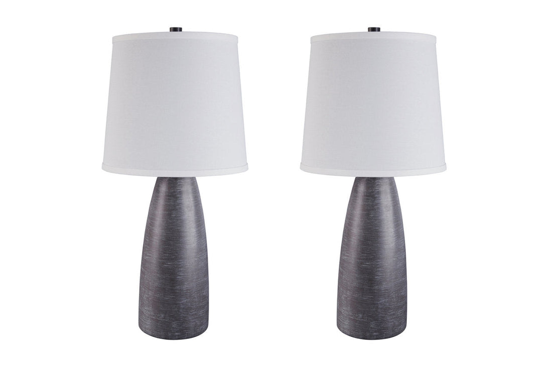 Shavontae Gray Table Lamp, Set of 2 - L243004 - Bien Home Furniture &amp; Electronics