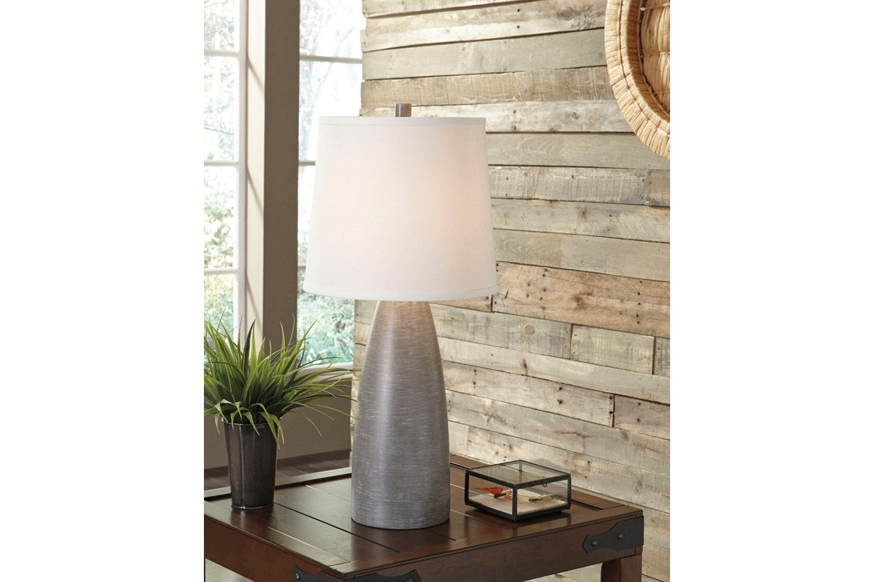 Shavontae Gray Table Lamp, Set of 2 - L243004 - Bien Home Furniture & Electronics