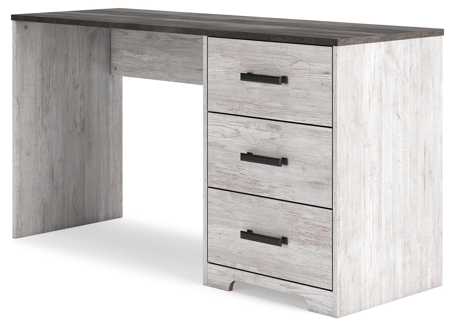 Shawburn White/Dark Charcoal Gray 54" Home Office Desk - H4121-34 - Bien Home Furniture & Electronics