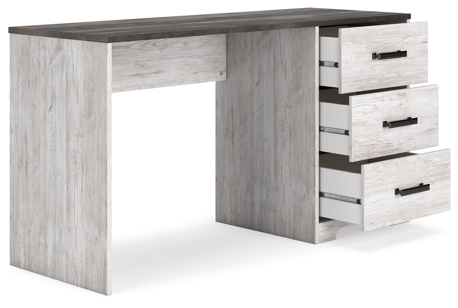 Shawburn White/Dark Charcoal Gray 54" Home Office Desk - H4121-34 - Bien Home Furniture & Electronics