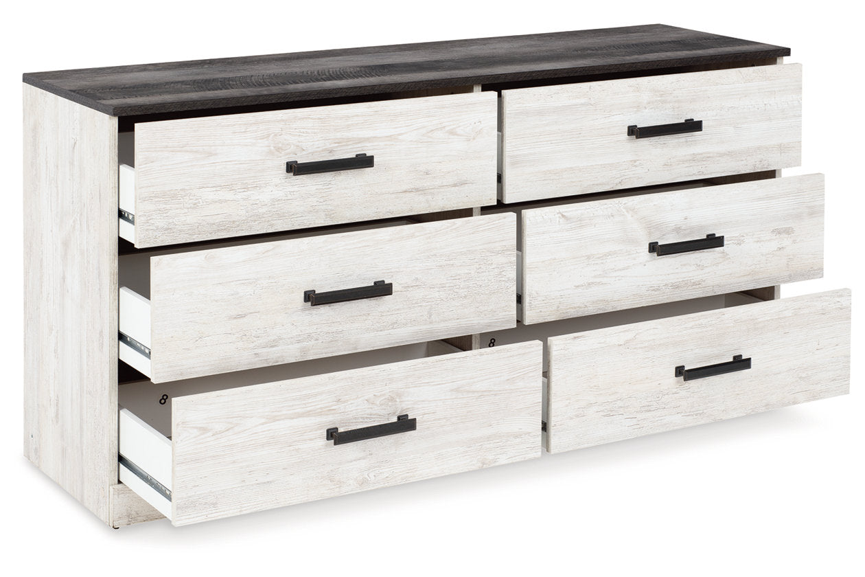 Shawburn Whitewash/Charcoal Gray Dresser - EB4121-231 - Bien Home Furniture & Electronics