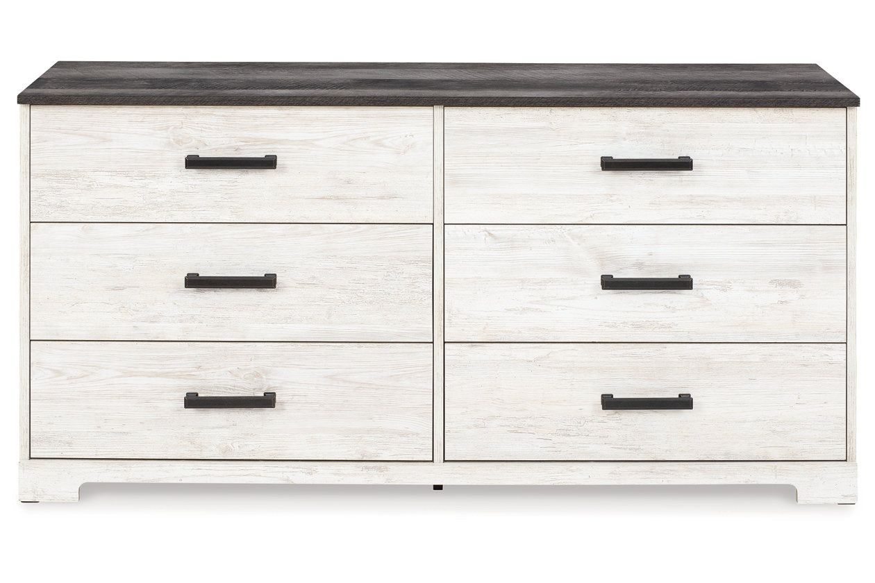 Shawburn Whitewash/Charcoal Gray Dresser - EB4121-231 - Bien Home Furniture & Electronics