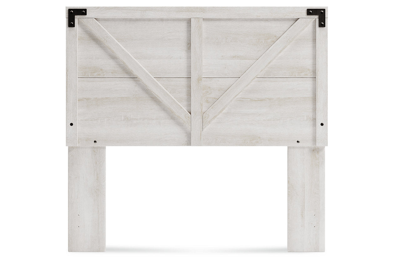 Shawburn Whitewash Full Crossbuck Panel Headboard - EB4121-156 - Bien Home Furniture & Electronics