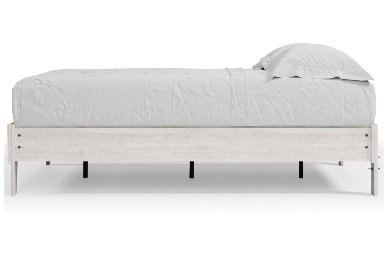 Shawburn Whitewash Full Platform Bed - EB4121-112 - Bien Home Furniture & Electronics