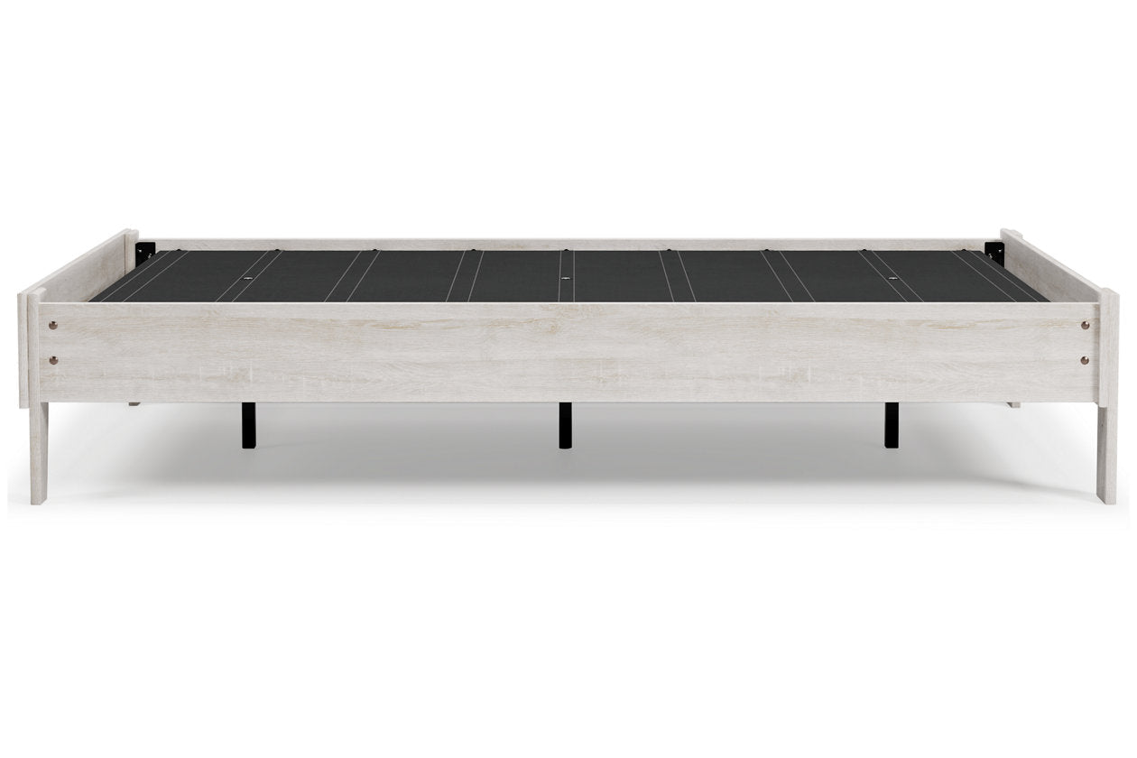 Shawburn Whitewash Full Platform Bed - EB4121-112 - Bien Home Furniture & Electronics