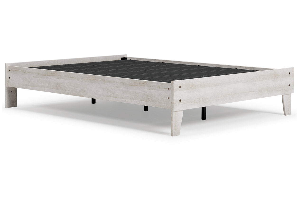 Shawburn Whitewash Full Platform Bed - EB4121-112 - Bien Home Furniture & Electronics