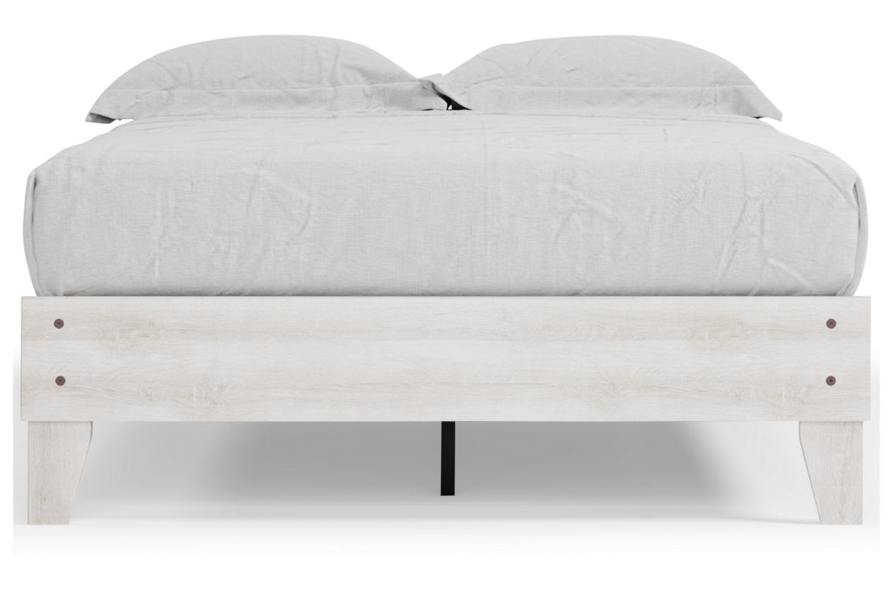 Shawburn Whitewash Full Platform Bed - EB4121-112 - Bien Home Furniture & Electronics