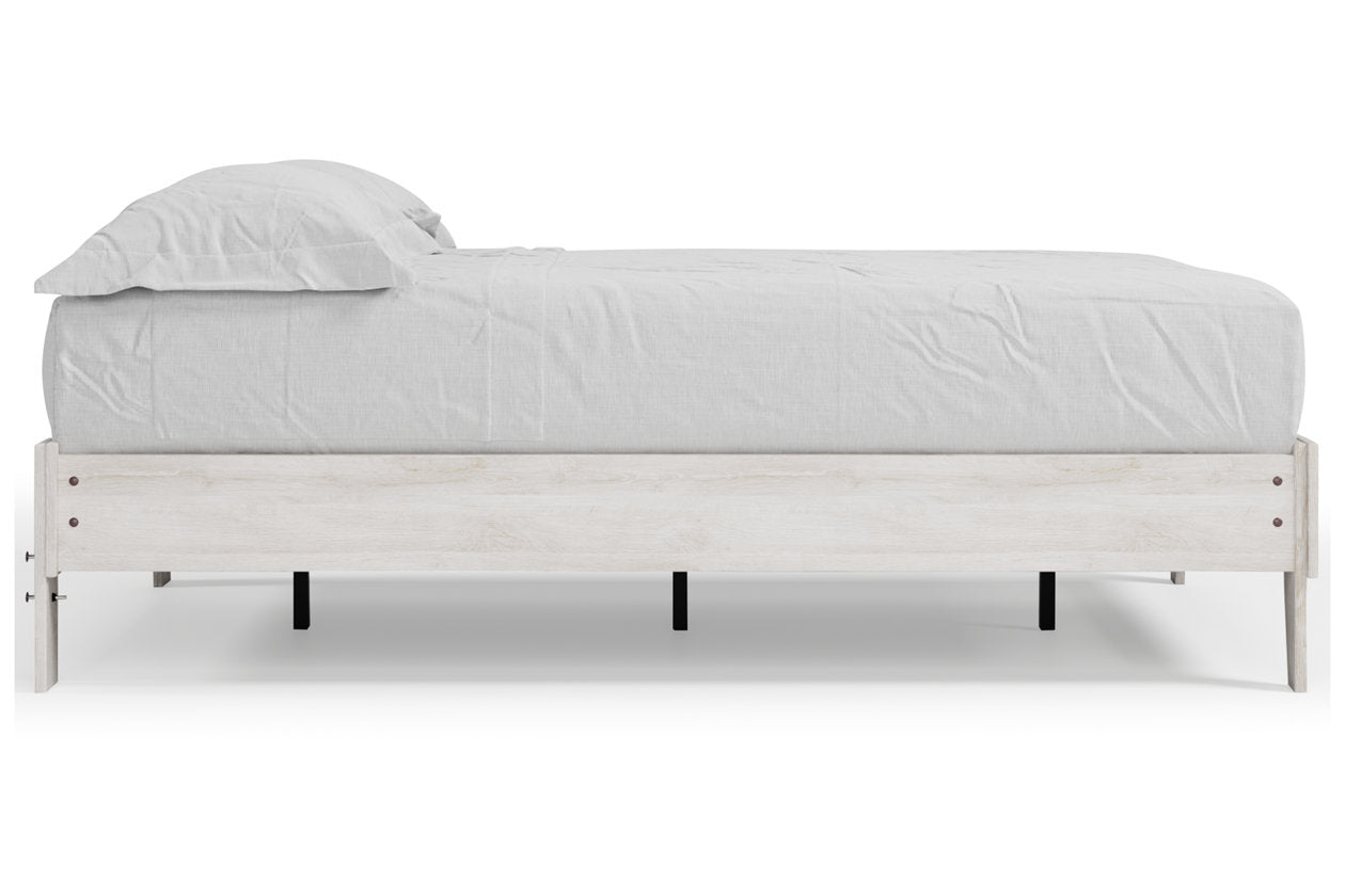 Shawburn Whitewash Full Platform Bed - EB4121-112 - Bien Home Furniture & Electronics