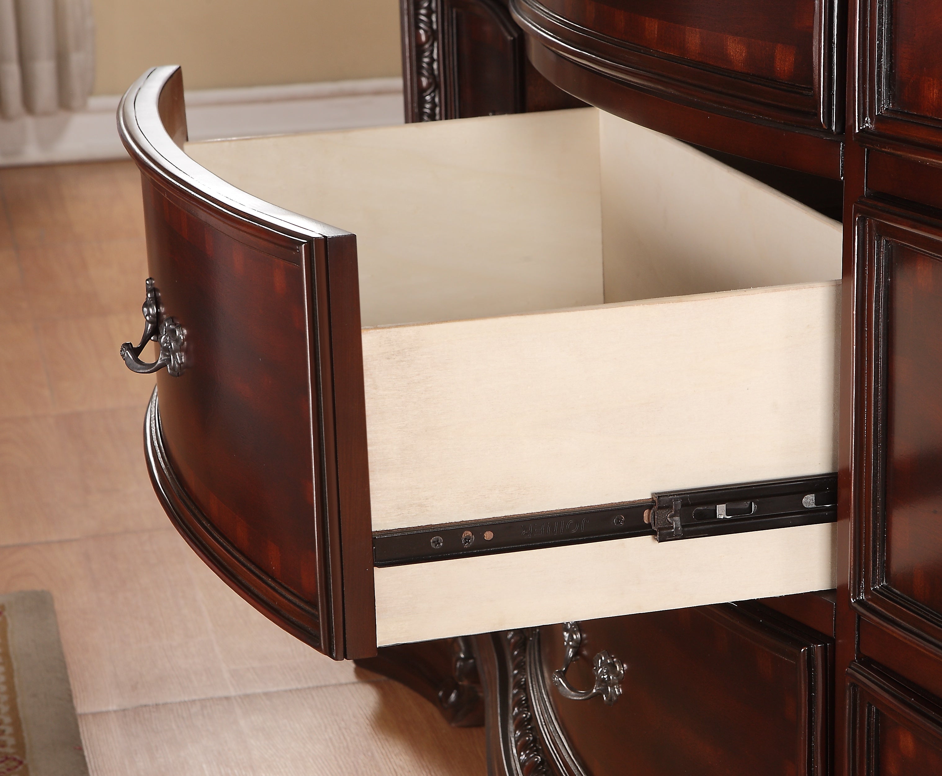Sheffield Rich Brown Nightstand - B1100-2 - Bien Home Furniture & Electronics