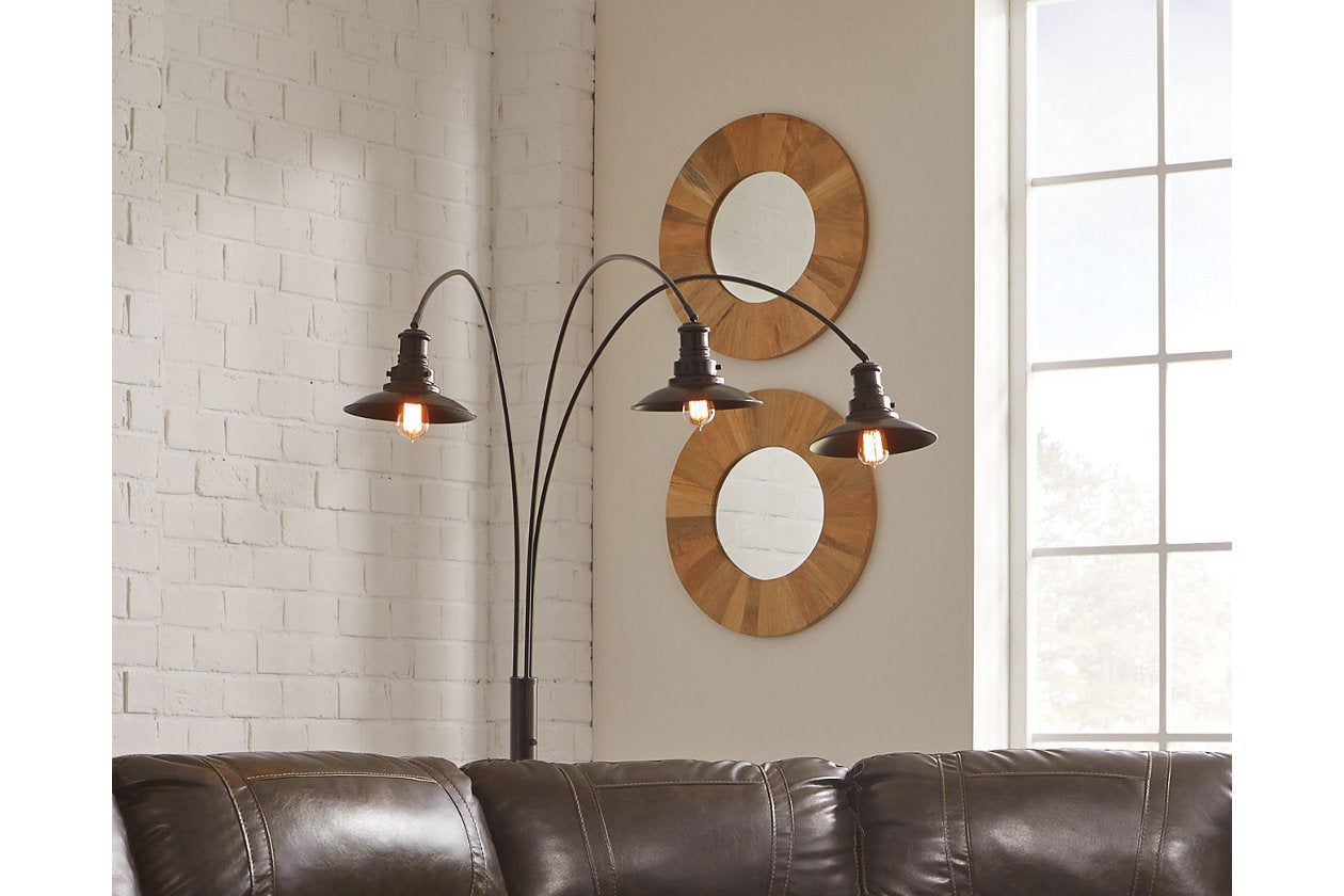 Sheriel Black Floor Lamp - L725059 - Bien Home Furniture & Electronics