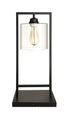 Shoto Glass Shade Table Lamp Black - 902964 - Bien Home Furniture & Electronics