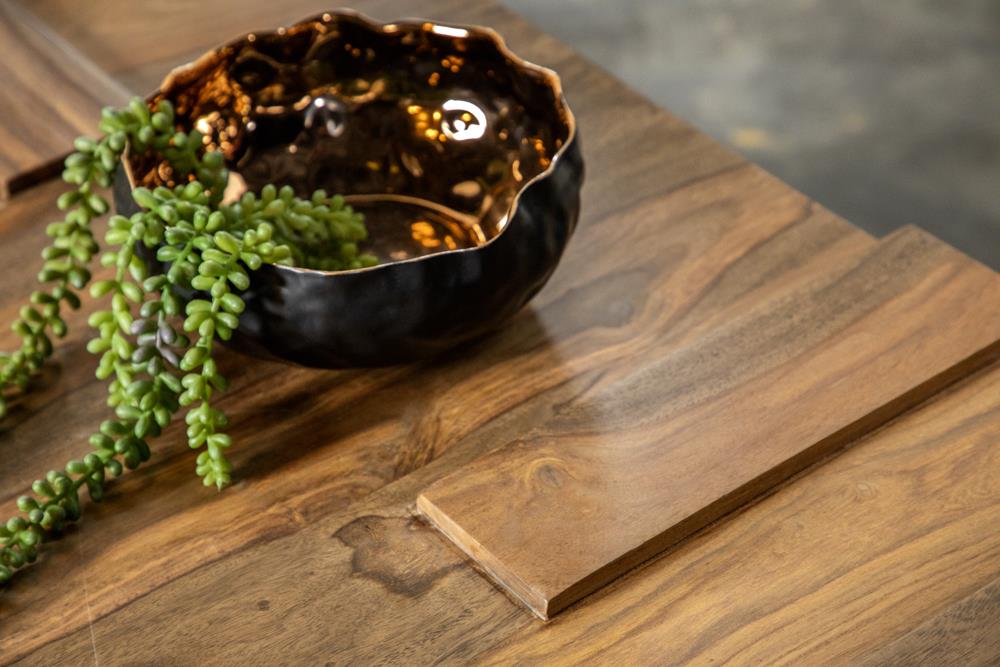 Skeet Natural Sheesham Wooden Square Coffee Table - 724138 - Bien Home Furniture & Electronics