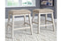 Skempton White/Light Brown Counter Height Barstool, Set of 2 - D394-024 - Bien Home Furniture & Electronics