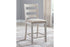 Skempton White/Light Brown Counter Height Chair, Set of 2 - D394-124 - Bien Home Furniture & Electronics