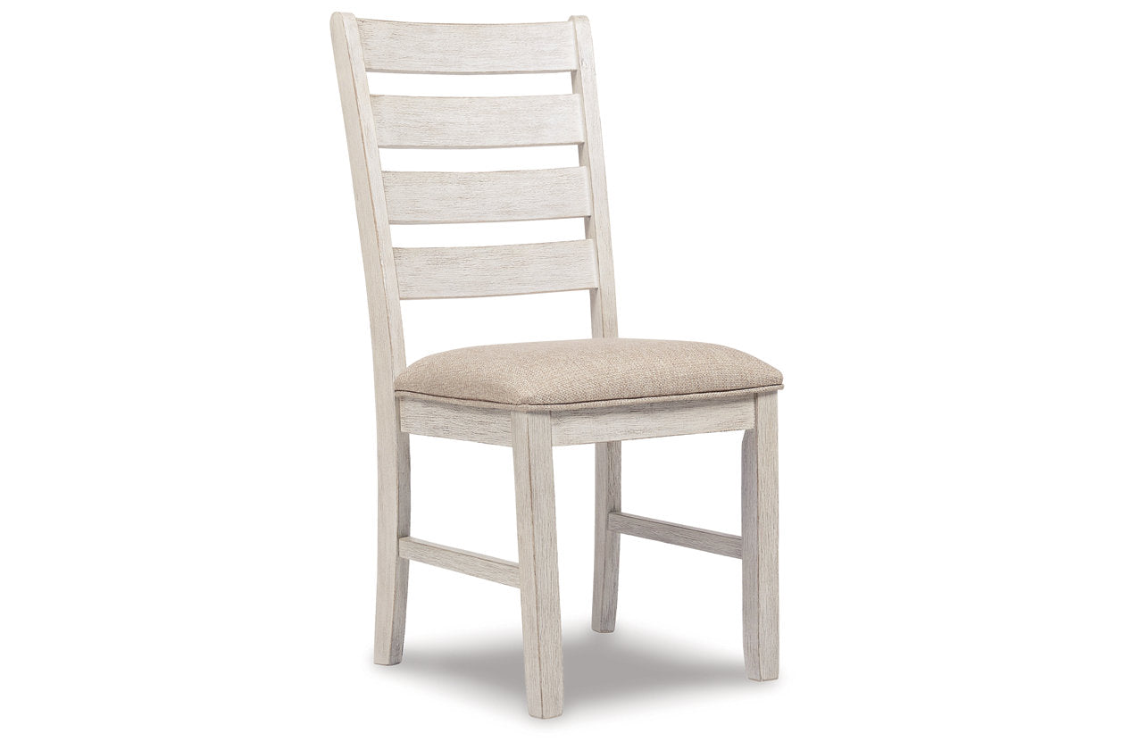 Skempton White/Light Brown Dining Chair, Set of 2 - D394-01 - Bien Home Furniture & Electronics