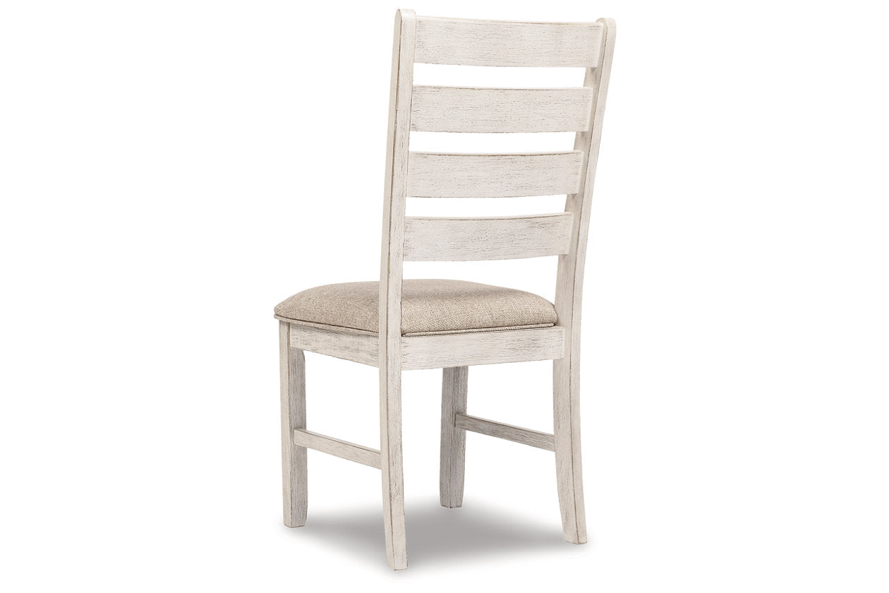 Skempton White/Light Brown Dining Chair, Set of 2 - D394-01 - Bien Home Furniture & Electronics
