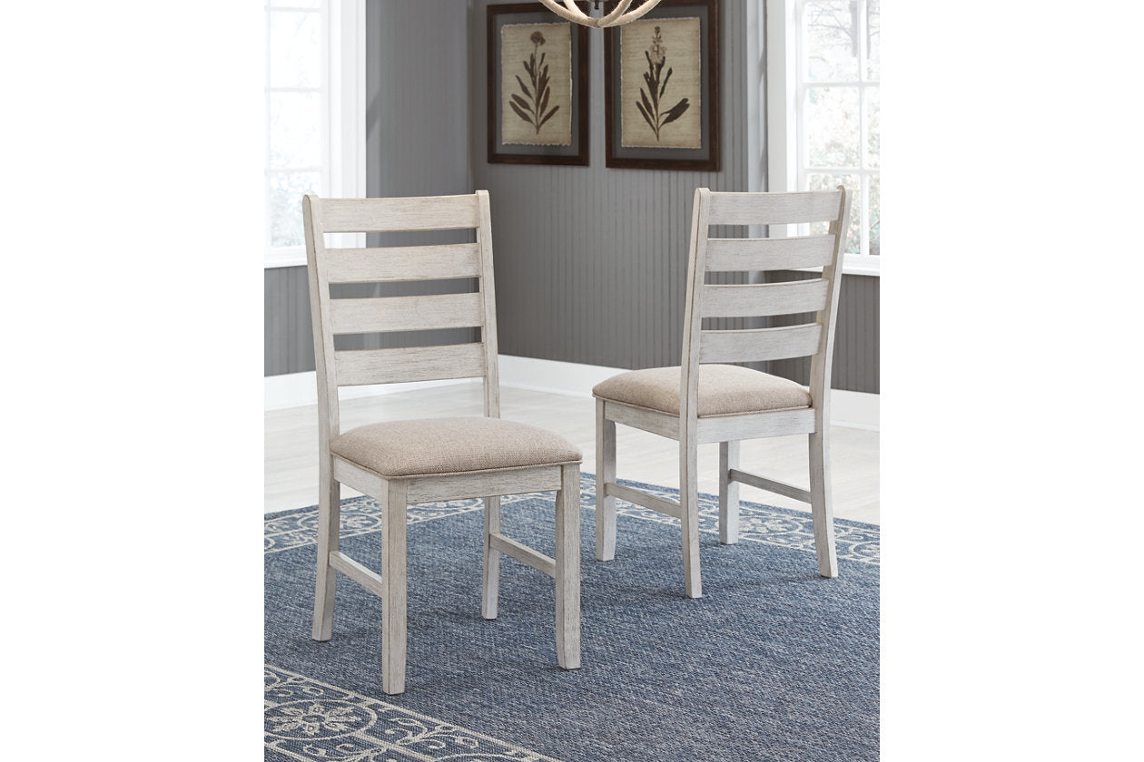 Skempton White/Light Brown Dining Chair, Set of 2 - D394-01 - Bien Home Furniture &amp; Electronics