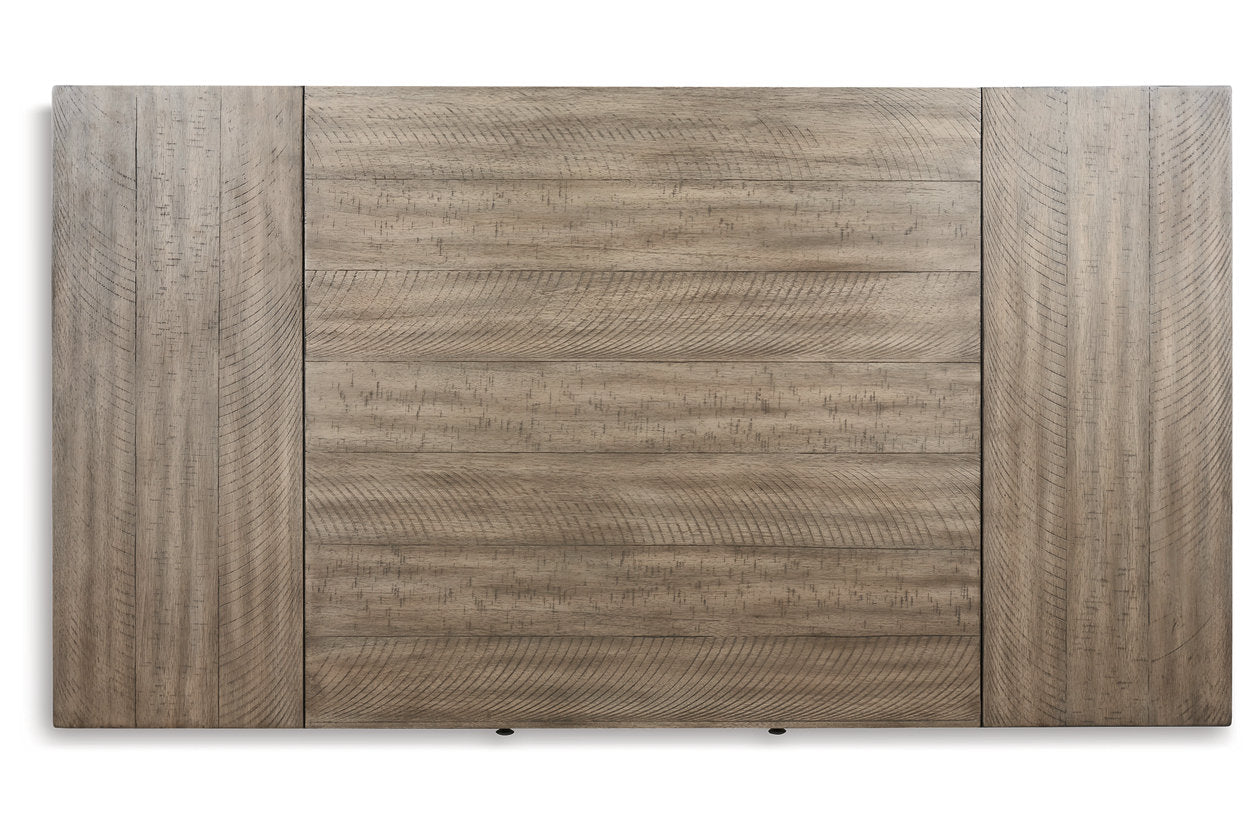 Skempton White/Light Brown Dining Table - D394-25 - Bien Home Furniture & Electronics