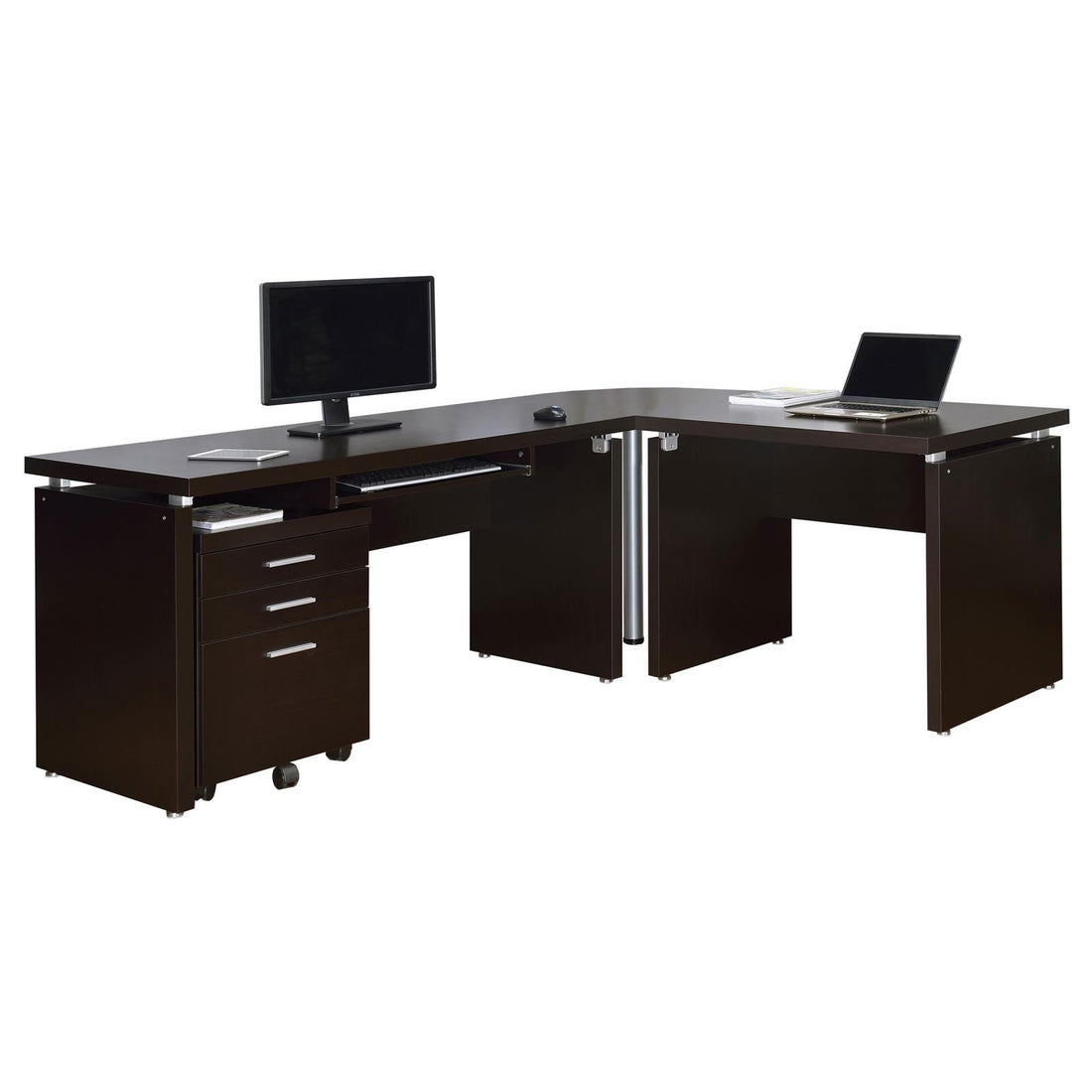 Skylar 4-Piece Desk Set - 800891-S4 - Bien Home Furniture &amp; Electronics