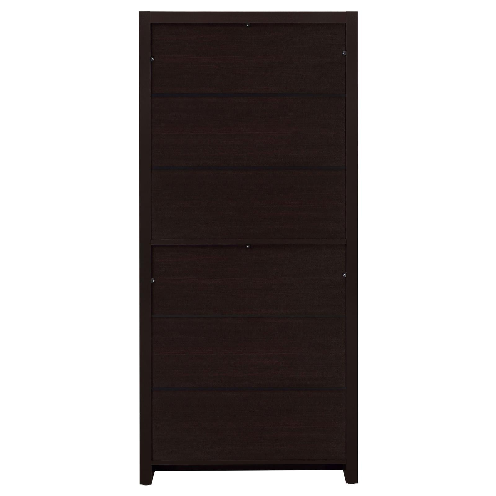 Skylar Cappuccino 5-Shelf Bookcase with Storage Drawer - 800905 - Bien Home Furniture & Electronics