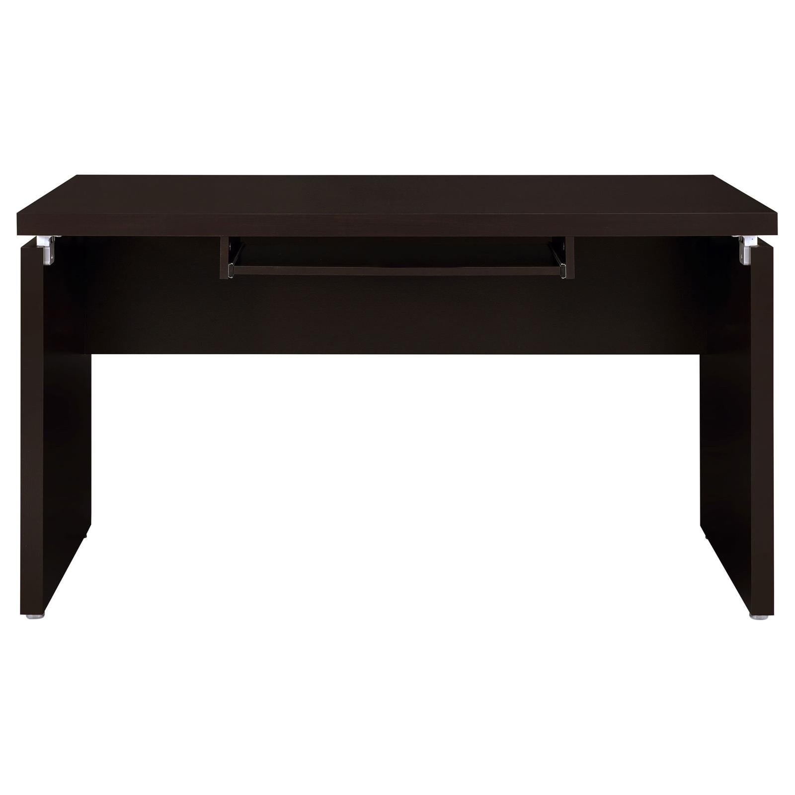 Skylar Cappuccino Computer Desk with Keyboard Drawer - 800891 - Bien Home Furniture & Electronics
