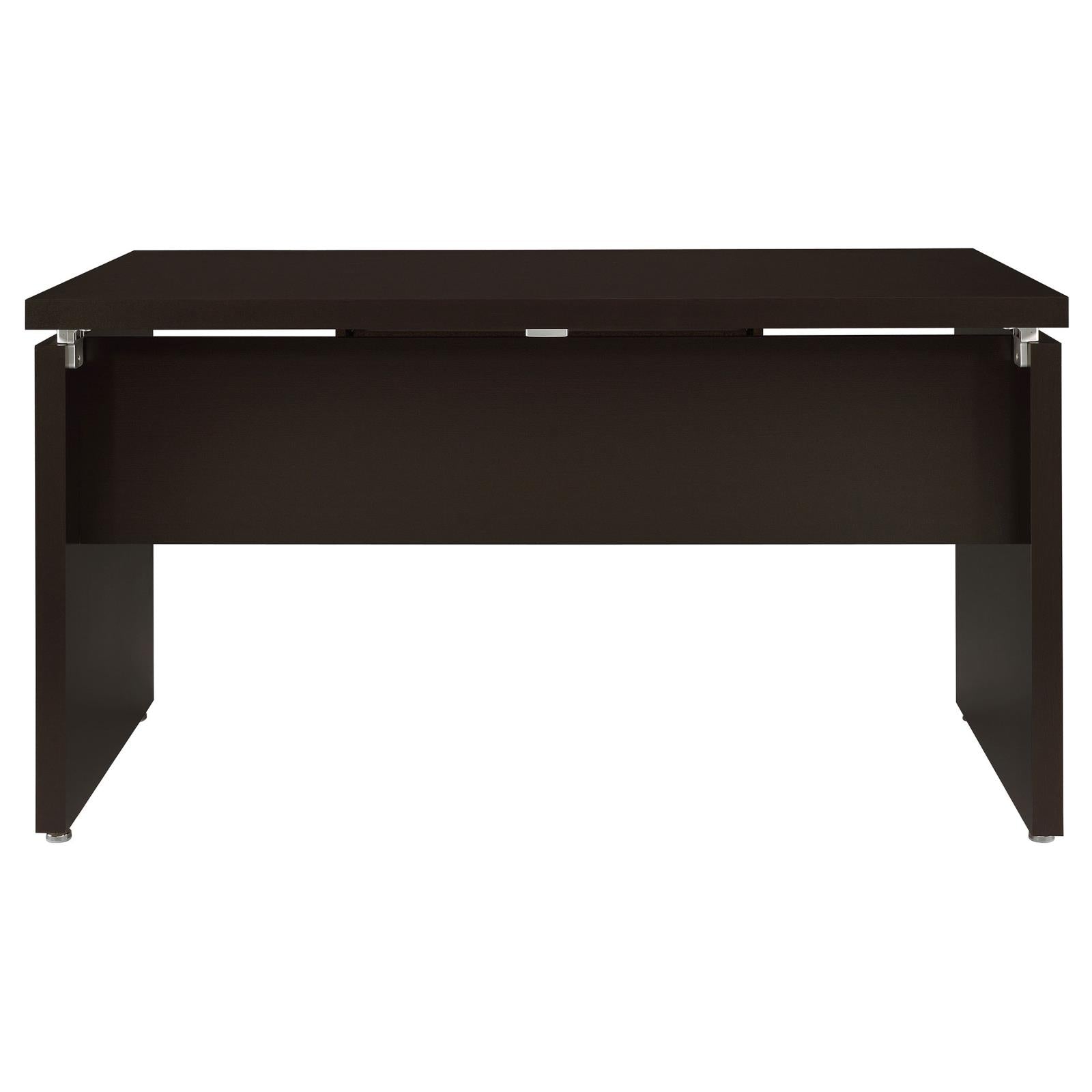 Skylar Cappuccino Computer Desk with Keyboard Drawer - 800891 - Bien Home Furniture & Electronics
