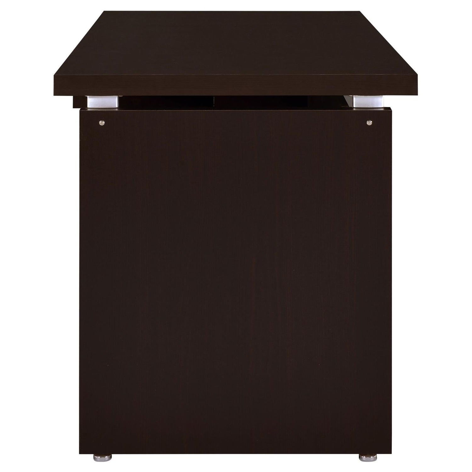 Skylar Cappuccino Computer Desk with Keyboard Drawer - 800891 - Bien Home Furniture & Electronics