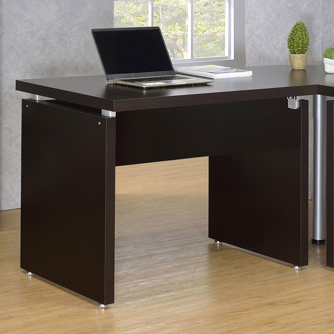 Skylar Cappuccino Extension Desk - 800892 - Bien Home Furniture &amp; Electronics
