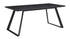 Smith Black/Gunmetal Rectangle Ceramic Top Dining Table - 115231 - Bien Home Furniture & Electronics