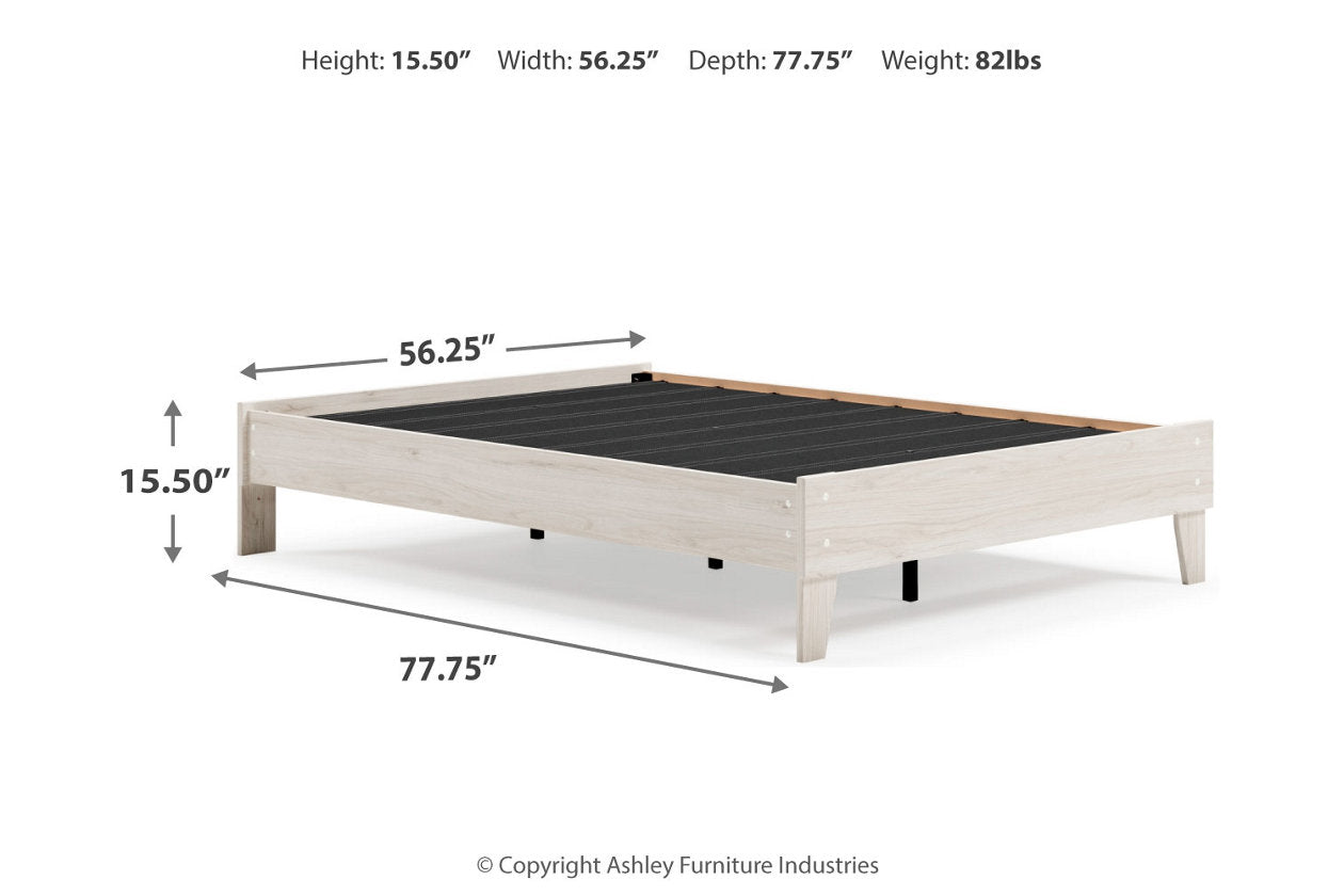 Socalle Light Natural Full Platform Bed - EB1864-112 - Bien Home Furniture & Electronics