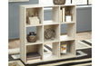 Socalle Light Natural Nine Cube Organizer - EA1864-3X3 - Bien Home Furniture & Electronics