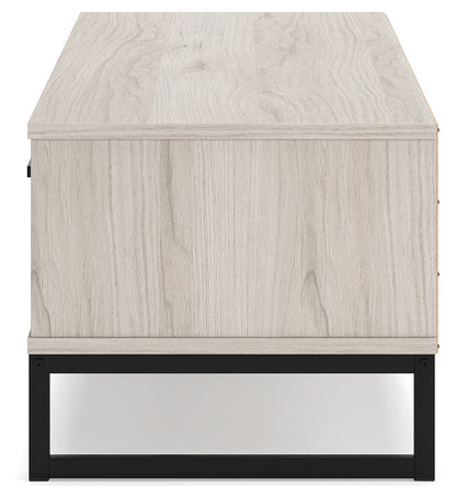 Socalle Light Natural Storage Bench - EA1864-150 - Bien Home Furniture &amp; Electronics
