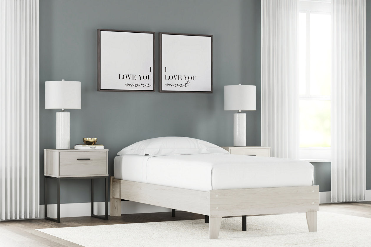 Socalle Light Natural Twin Platform Bed - EB1864-111 - Bien Home Furniture & Electronics