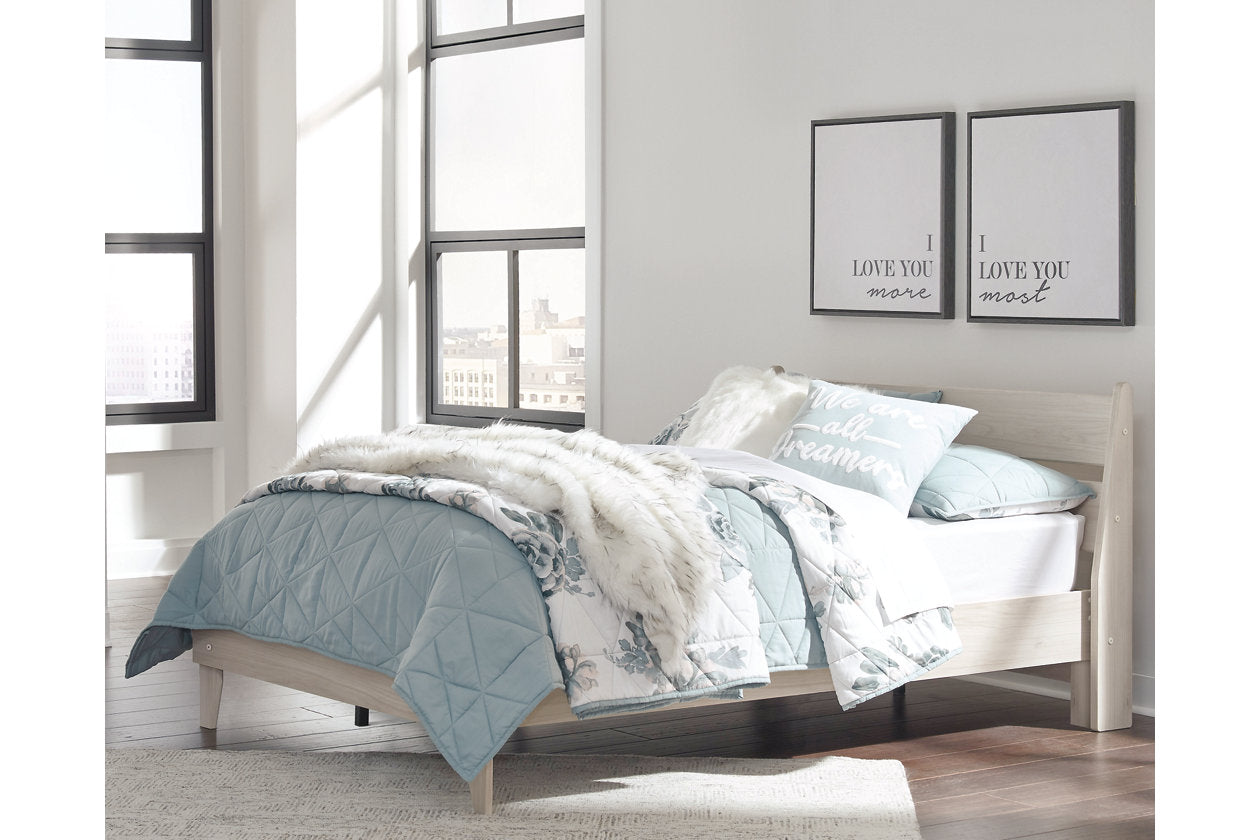 Socalle Natural Full Panel Platform Bed - SET | EB1864-112 | EB1864-156 - Bien Home Furniture & Electronics