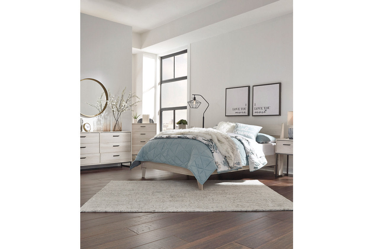Socalle Natural Full Panel Platform Bed - SET | EB1864-112 | EB1864-156 - Bien Home Furniture & Electronics