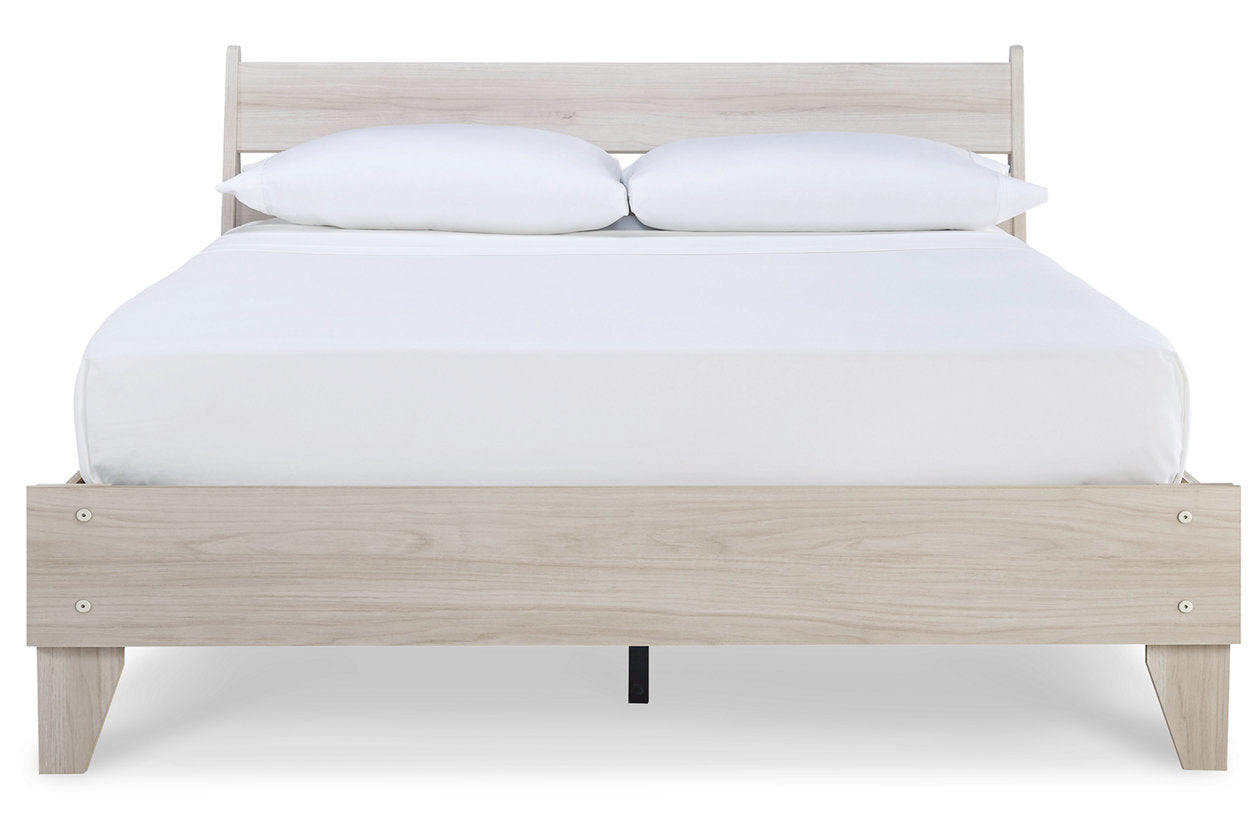 Socalle Natural Queen Panel Platform Bed - SET | EB1864-113 | EB1864-157 - Bien Home Furniture & Electronics