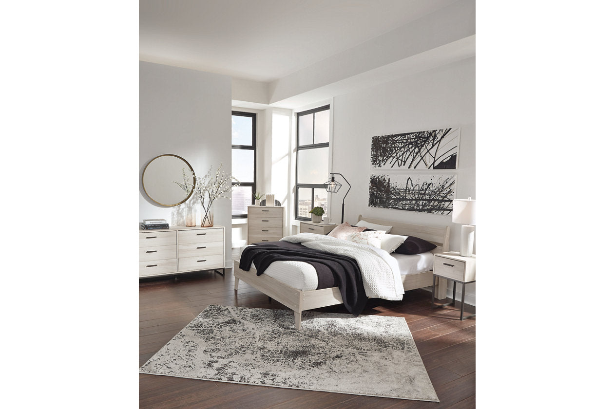 Socalle Natural Queen Panel Platform Bed - SET | EB1864-113 | EB1864-157 - Bien Home Furniture & Electronics