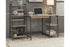 Soho Light Brown/Gunmetal Home Office Desk and Shelf - Z1411838 - Bien Home Furniture & Electronics