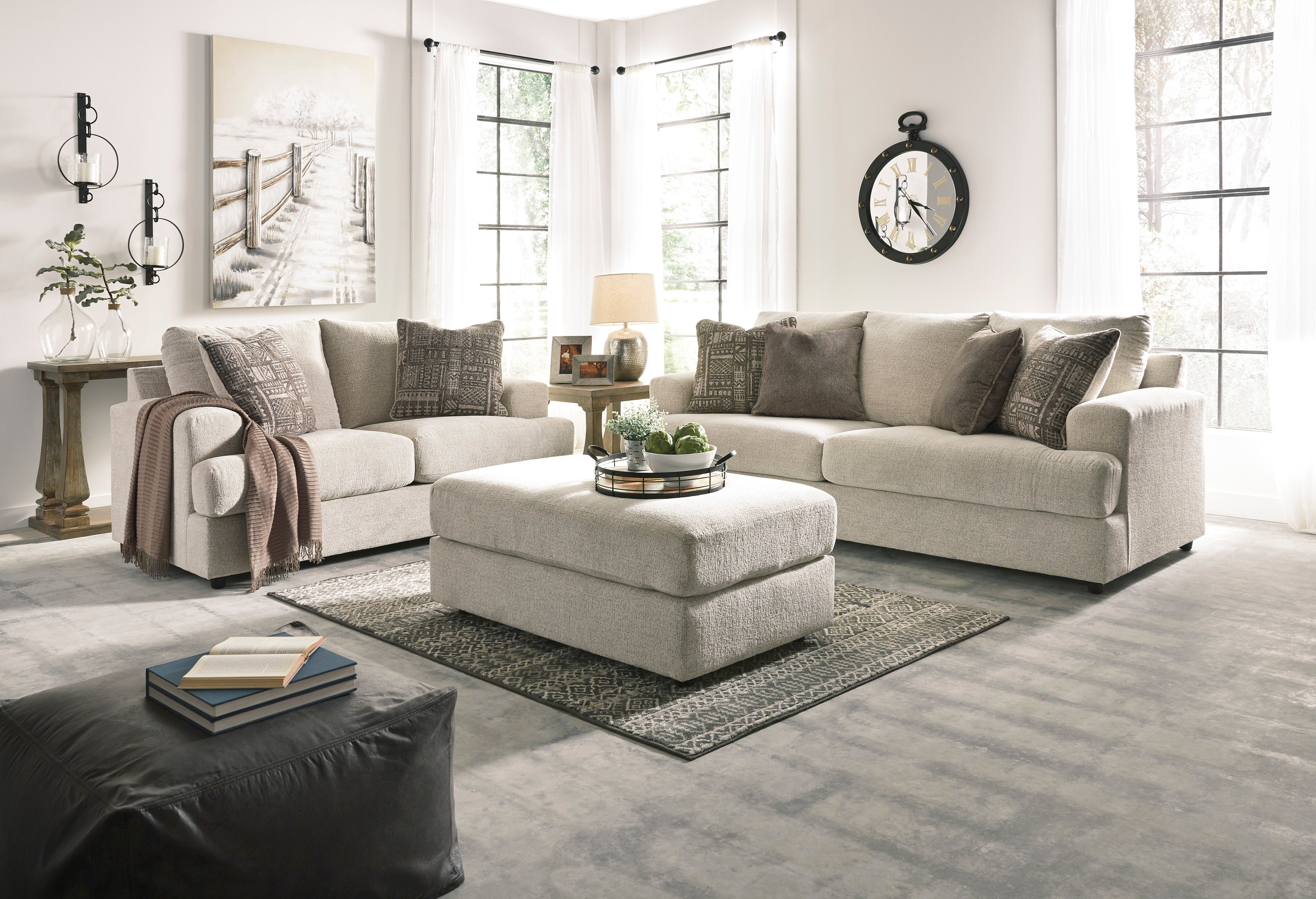 Soletren Stone Living Room Set - SET | 9510438 | 9510435 | 9510423 | 9510444 | 9510408 - Bien Home Furniture & Electronics