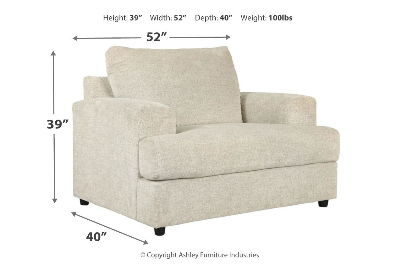 Soletren Stone Oversized Chair - 9510423 - Bien Home Furniture & Electronics