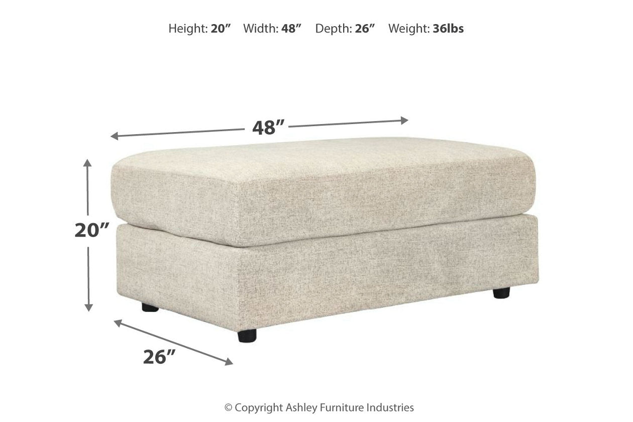 Soletren Stone Oversized Ottoman - 9510408 - Bien Home Furniture & Electronics