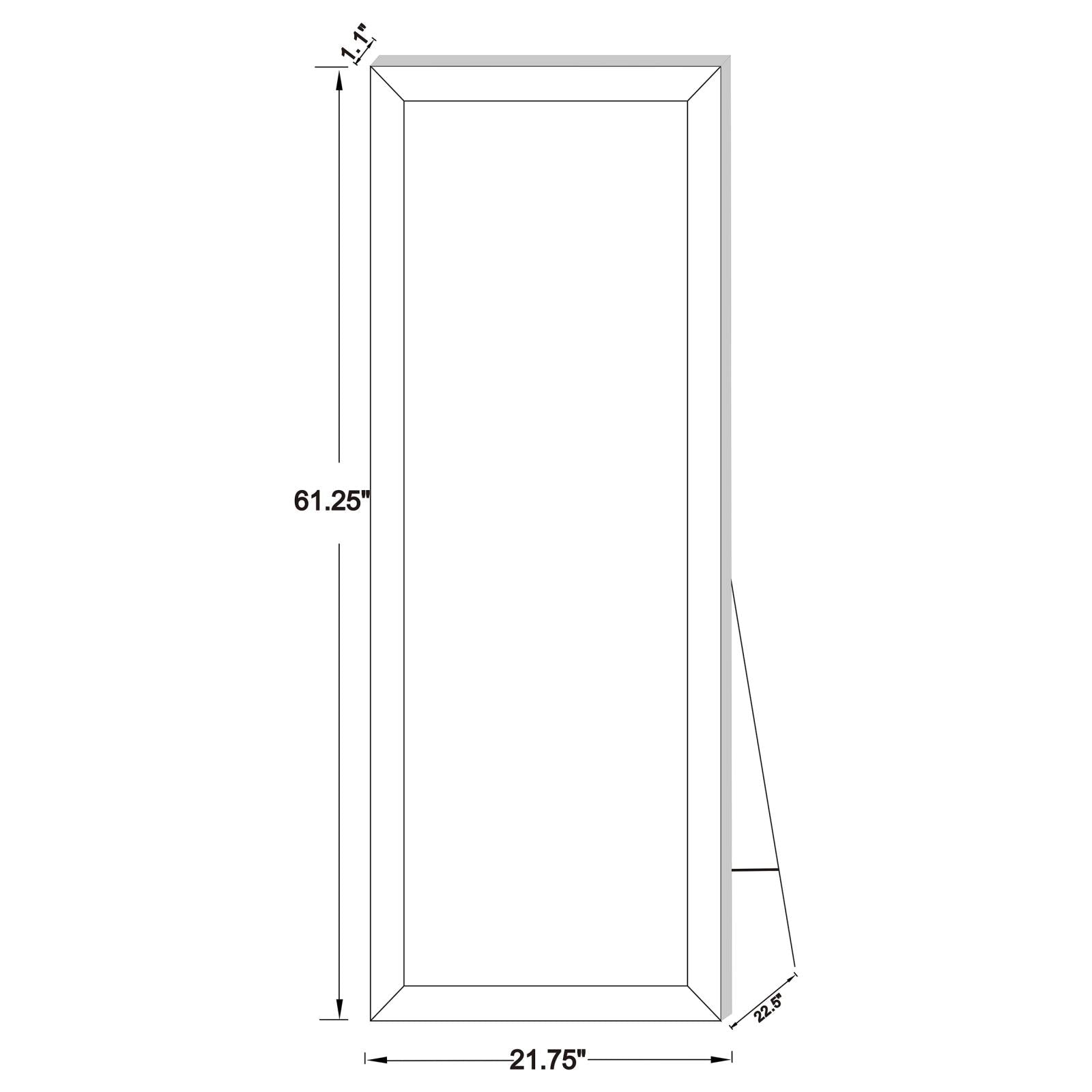Soline Rectangle Cheval Mirror - 961633 - Bien Home Furniture & Electronics