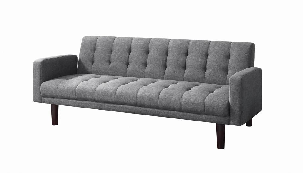 Sommer Tufted Sofa Bed Gray - 360150 - Bien Home Furniture & Electronics