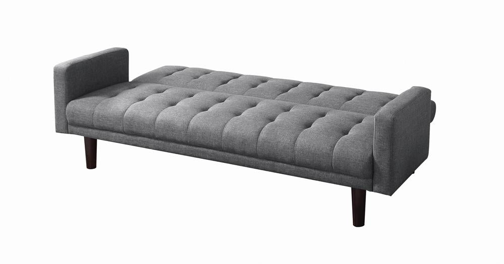 Sommer Tufted Sofa Bed Gray - 360150 - Bien Home Furniture & Electronics