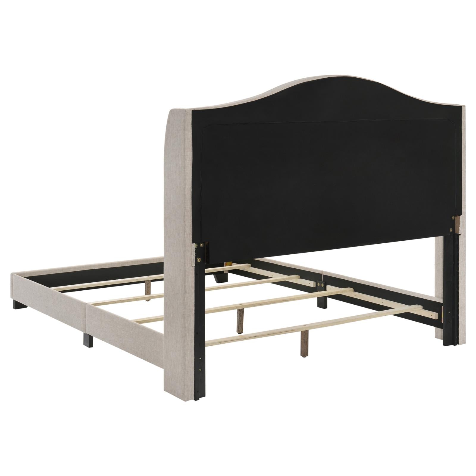 Sonoma Camel Back Eastern King Bed Beige - 310073KE - Bien Home Furniture & Electronics