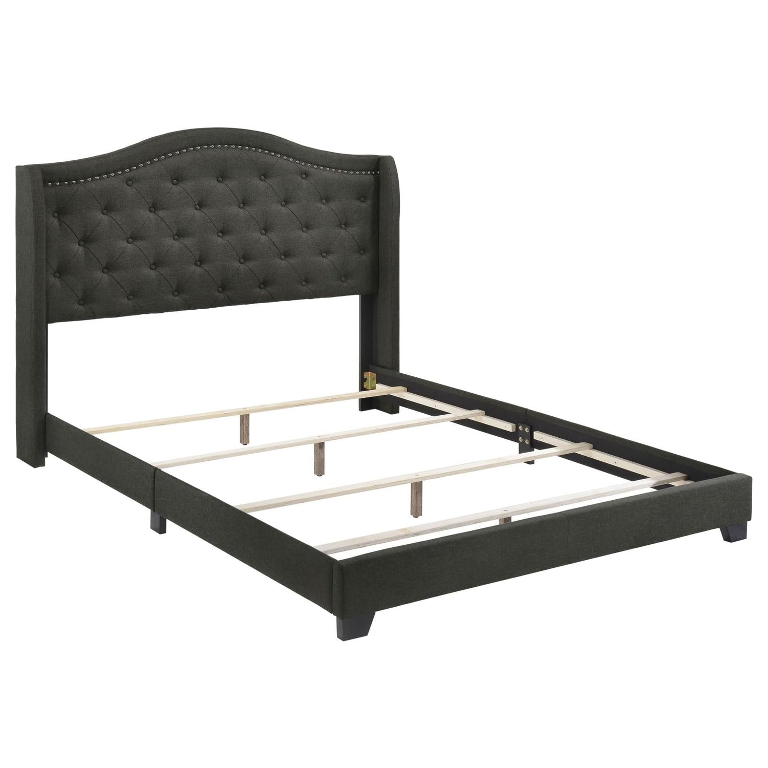 Sonoma Camel Back Full Bed Gray - 310072F - Bien Home Furniture & Electronics