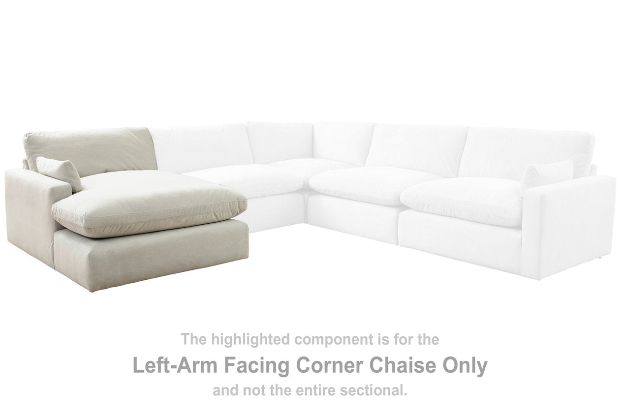 Sophie Ivory Left-Arm Facing Corner Chaise - 1570416 - Bien Home Furniture & Electronics